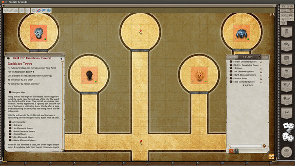 Fantasy Grounds - Mini-Dungeon #010: Candelabra Towers (5E)