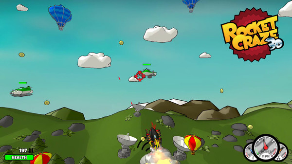 Screenshot z Rocket Craze 3D Screenshot z Rocket Craze 3D