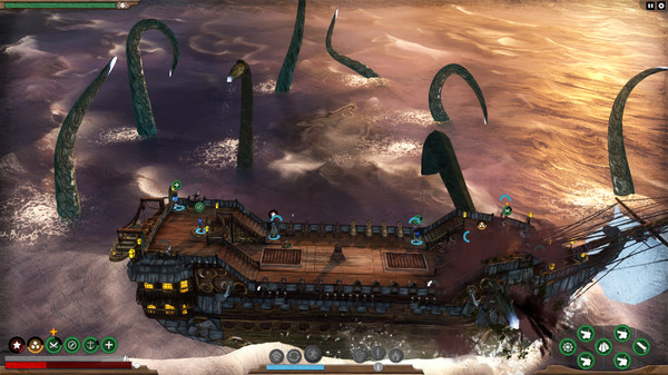 Screenshot of Abandon Ship gameplay showing in-action mechanics