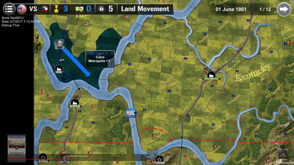 Wars Across the World: Kentucky 1861 screenshot 8