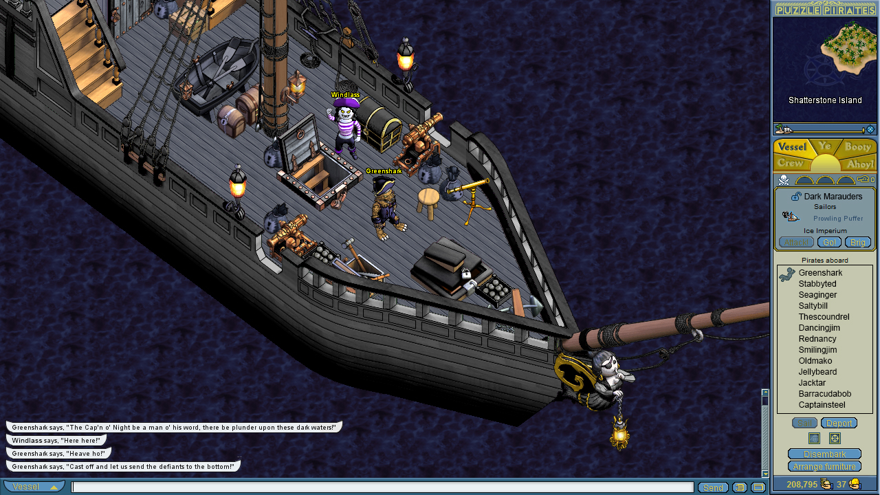 Puzzle Pirates: Dark Seas в Steam