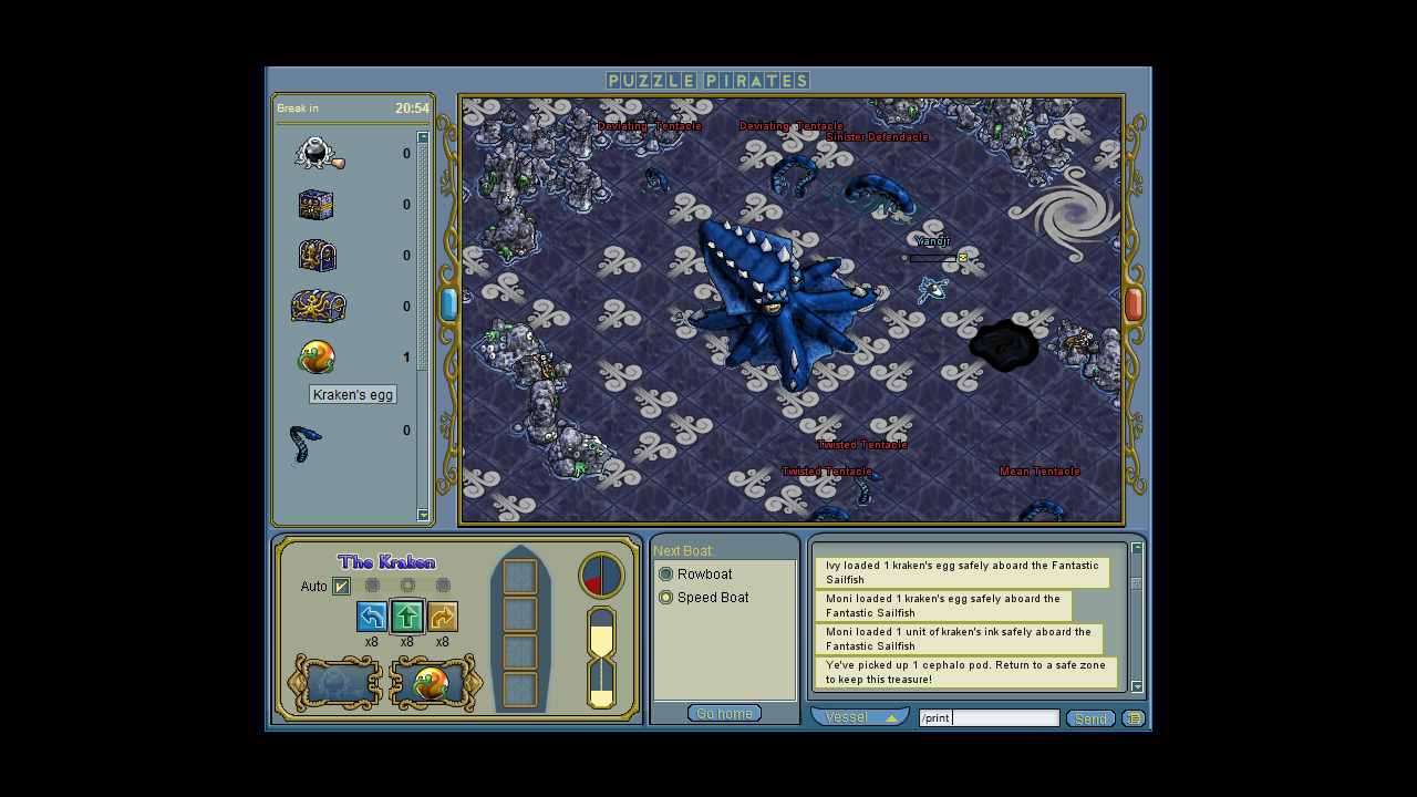 Puzzle Pirates: Dark Seas Featured Screenshot #1