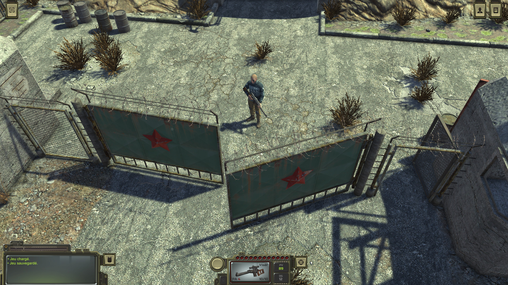 Atom RPG : capture d'écran