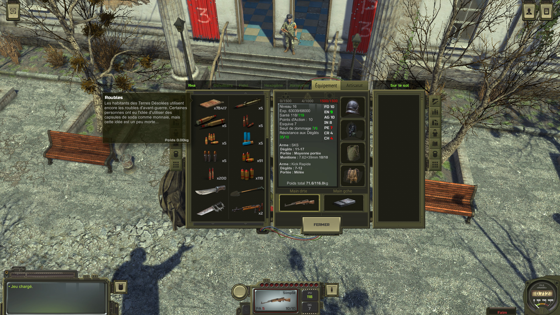 Atom RPG : capture