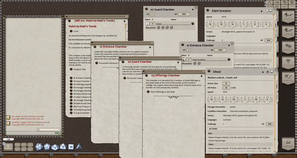 Fantasy Grounds - Mini-Dungeon #012: Nekh-ta-Nebi's Tomb (5E)