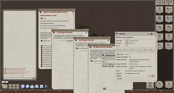 Fantasy Grounds - Mini-Dungeon #012: Nekh-ta-Nebi's Tomb (5E)