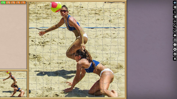 Jigsaw Puzzle Pack - Pixel Puzzles Ultimate: Beach Volleyball