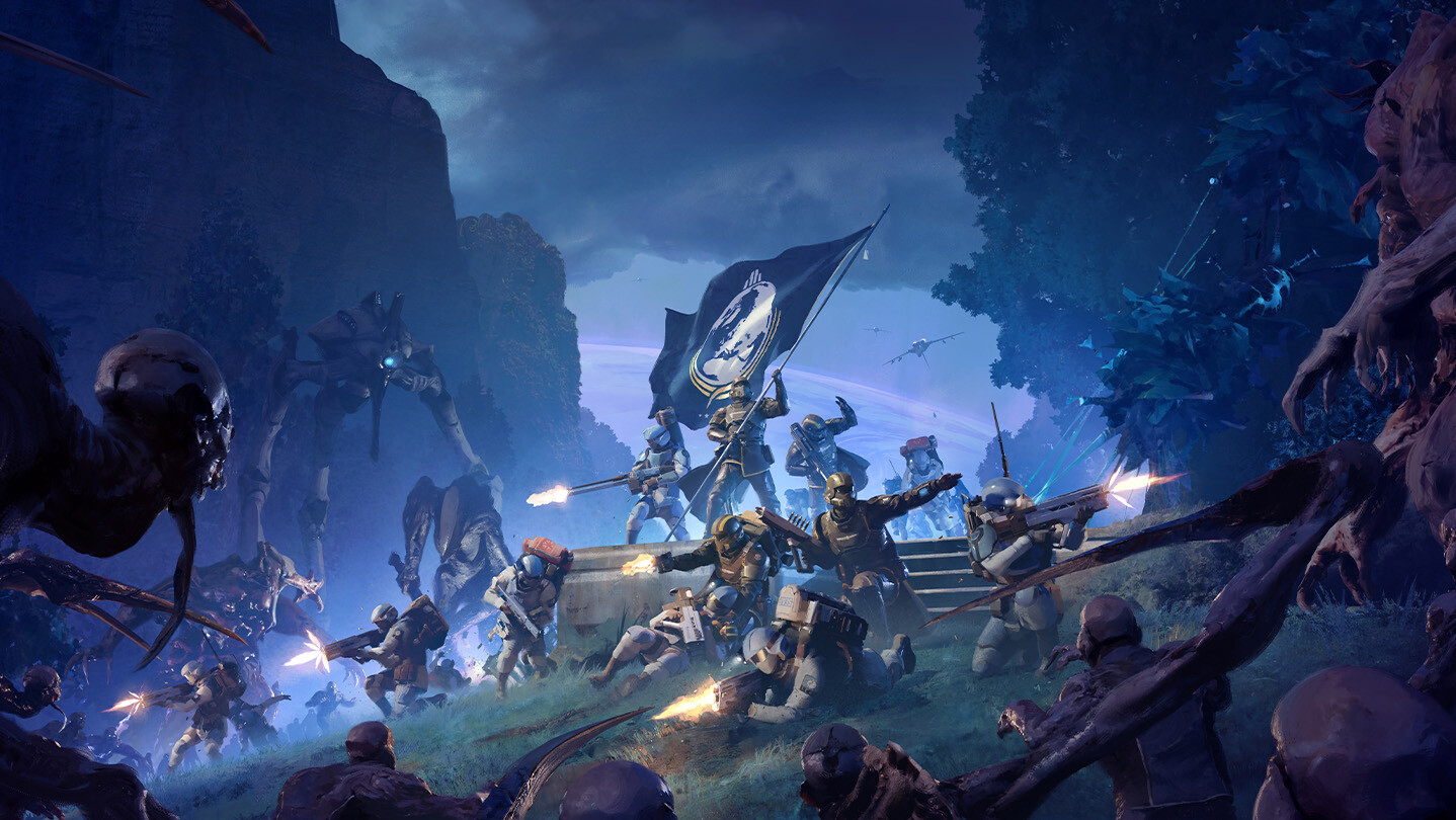Helldivers 2 game artwork