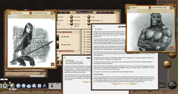 Fantasy Grounds - Beasts & Barbarians Golden Edition (Savage Worlds)