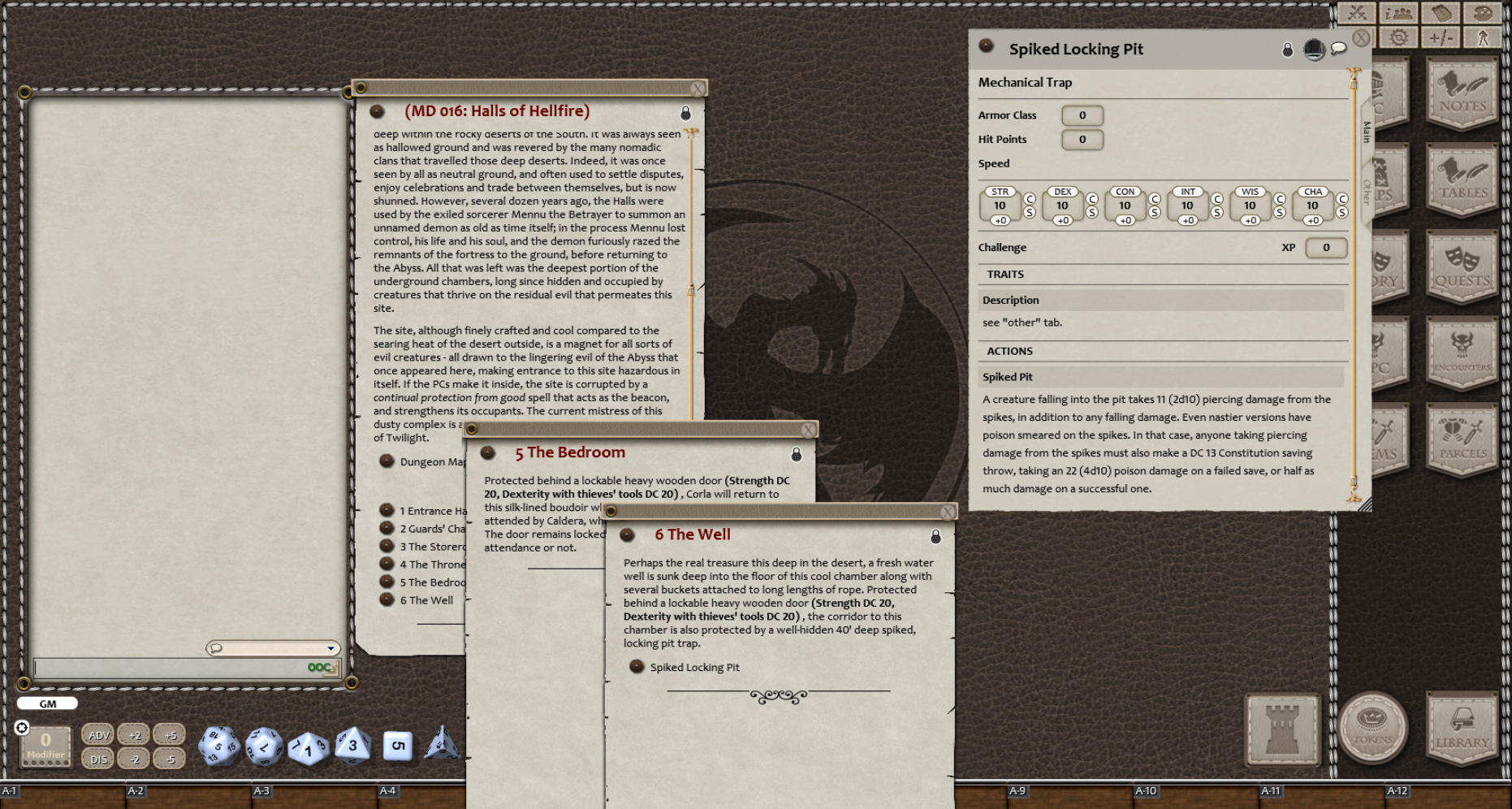 Fantasy Grounds - Mini-Dungeon #016: The Halls of Hellfire (5E) screenshot 3