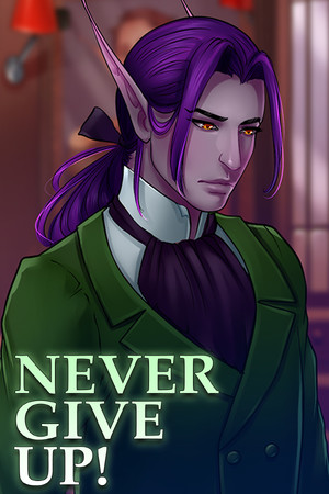 Never give up! cover art
