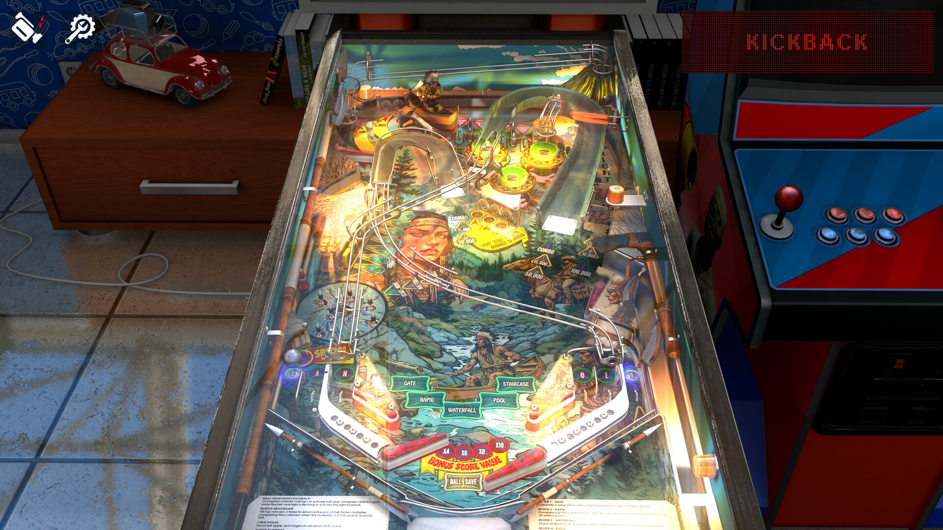 Zaccaria Pinball - Shooting The Rapids 2016 Table Featured Screenshot #1