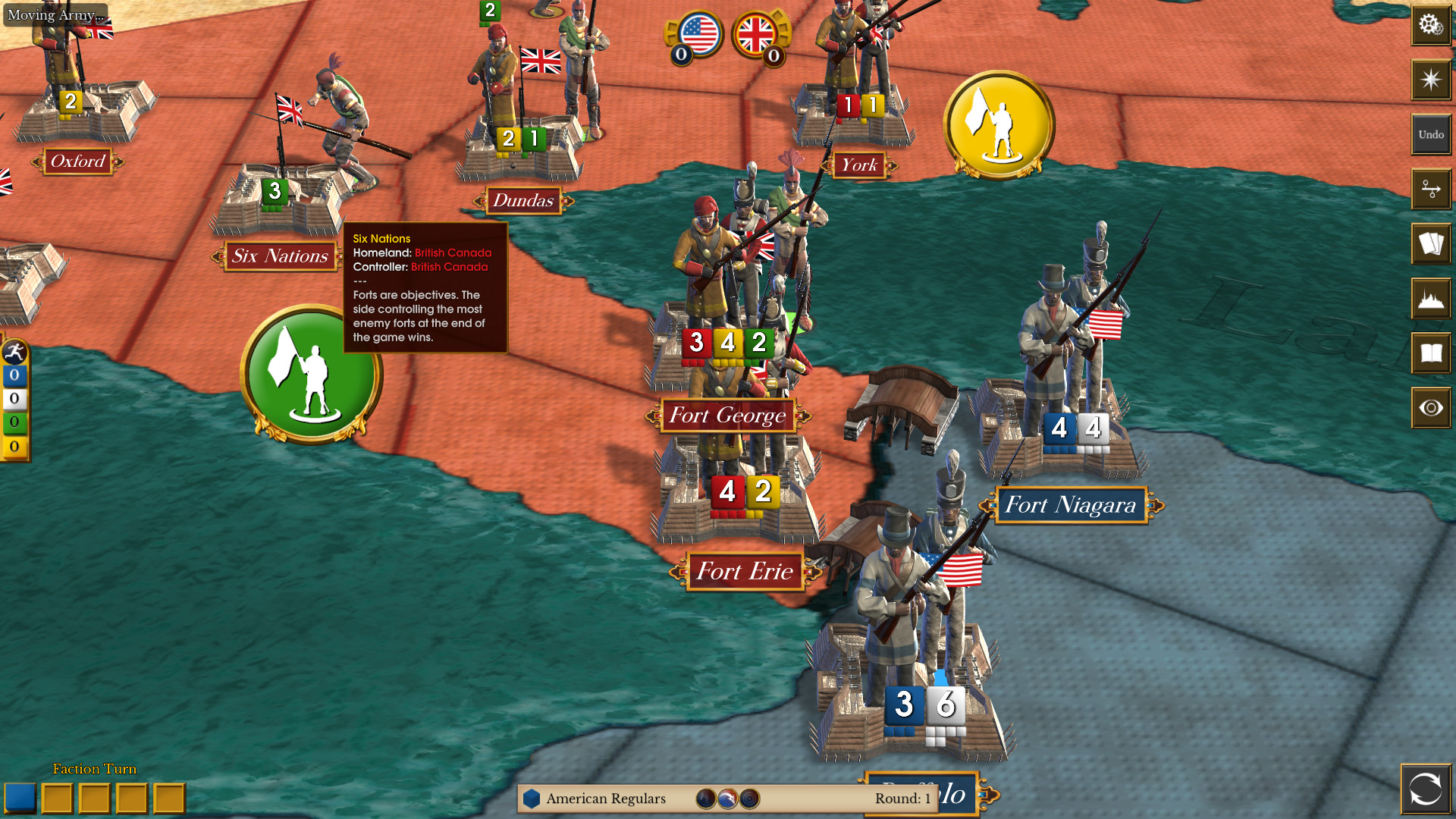 screenshot of 1812: The Invasion of Canada 2