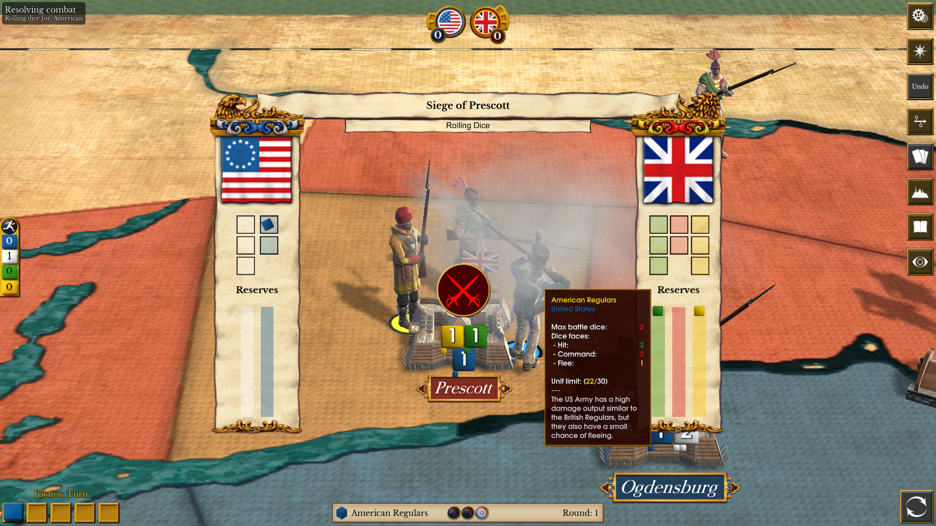 screenshot of 1812: The Invasion of Canada 1