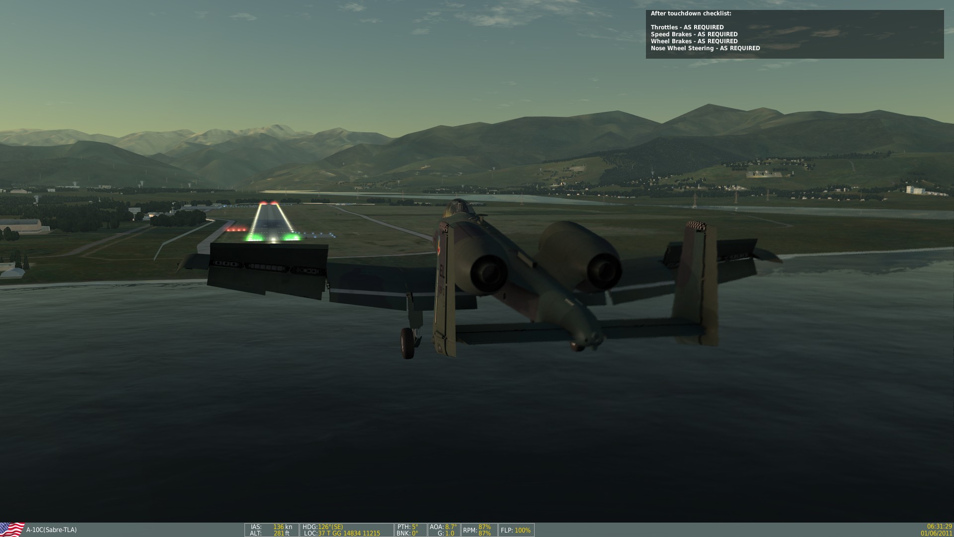 A-10C: Basic Flight Training Campaign Featured Screenshot #1