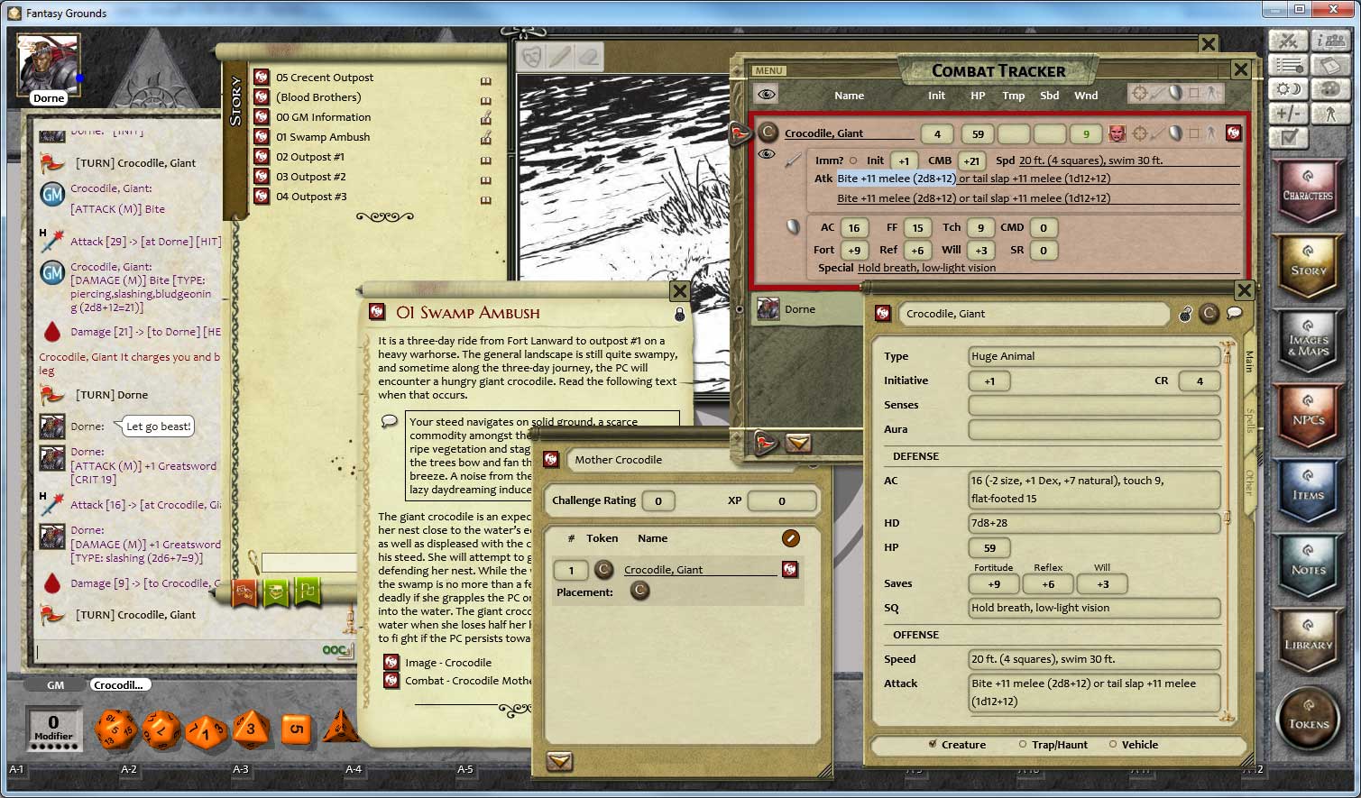 Fantasy Grounds - 1 on 1 Adventures #8: Blood Brothers (3.5E/PFRPG) Featured Screenshot #1