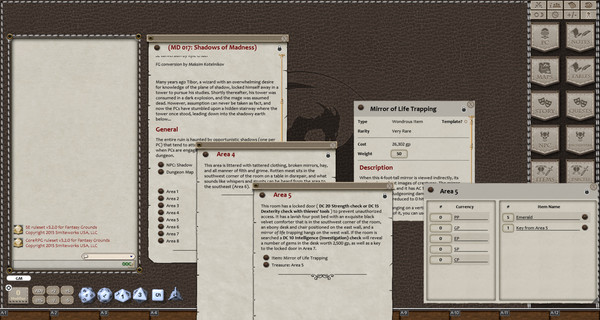 Fantasy Grounds - Mini-Dungeon #017: Shadows of Madness (5E)