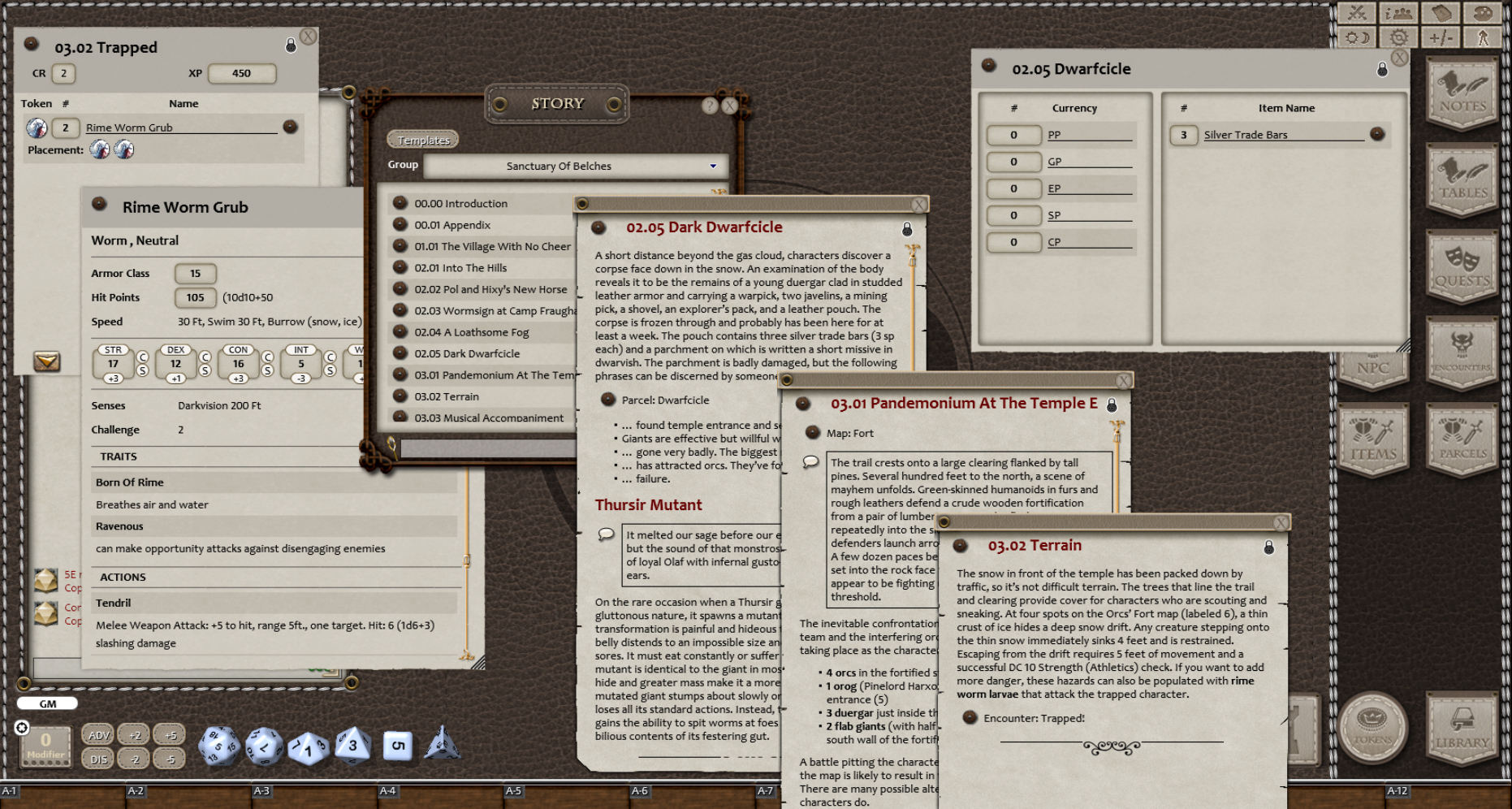 Fantasy Grounds - Sanctuary of Belches (5E) Featured Screenshot #1