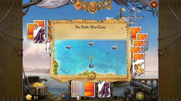 Screenshot z Seven Seas Solitaire