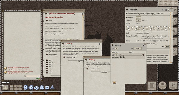 Fantasy Grounds - Mini-Dungeon #018: Neotomas' Paradise (5E)