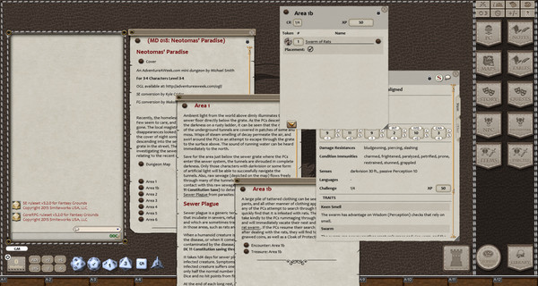 Fantasy Grounds - Mini-Dungeon #018: Neotomas' Paradise (5E)