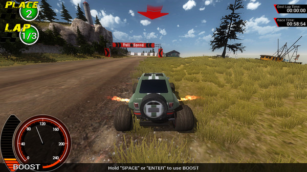 Screenshot z Off-Road Super Racing