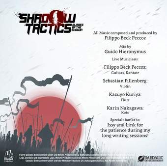 Shadow Tactics: Blades of the Shogun - Official Soundtrack