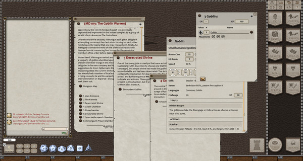 Fantasy Grounds - Mini-Dungeon #019: The Goblin Warren (5E)