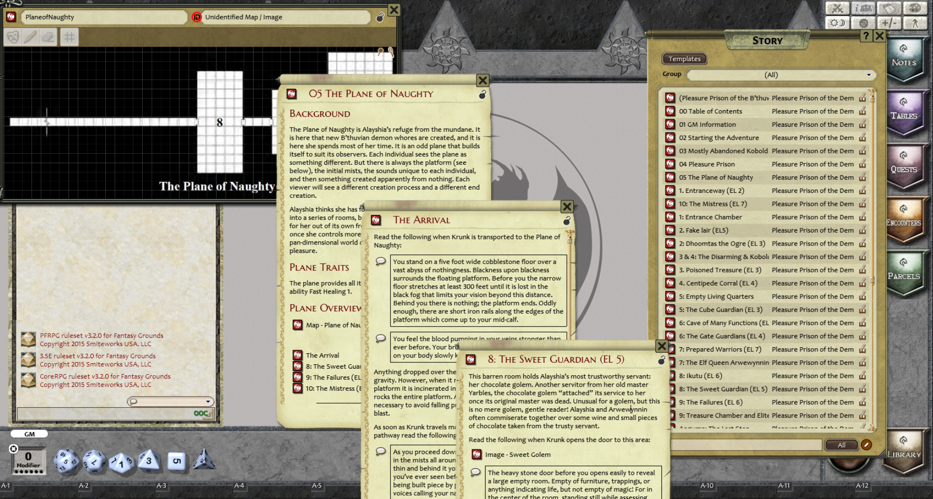 Fantasy Grounds - 1 on 1 Adventures #6.66: The Pleasure Prison (3.5E/PFRPG) Featured Screenshot #1