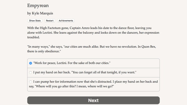 Screenshot z Empyrean Screenshot z Empyrean