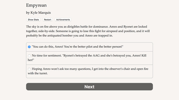 Screenshot z Empyrean Screenshot z Empyrean