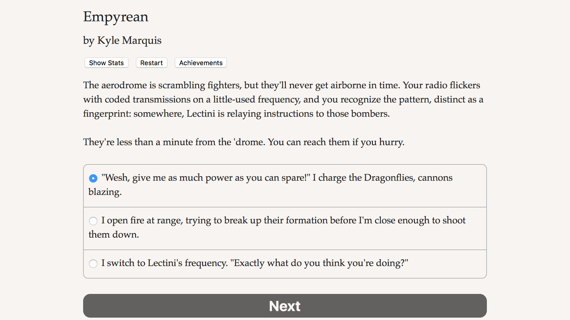 Empyrean screenshot #1