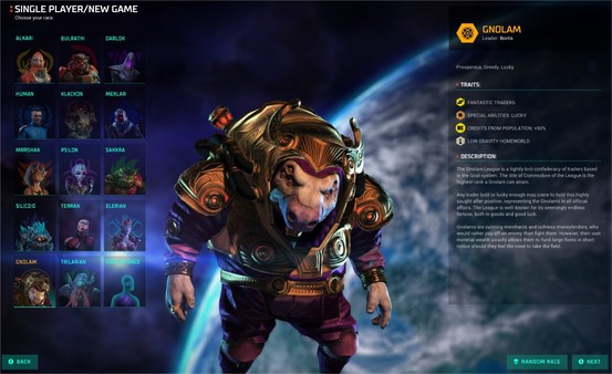 Master of Orion: Gnolam League