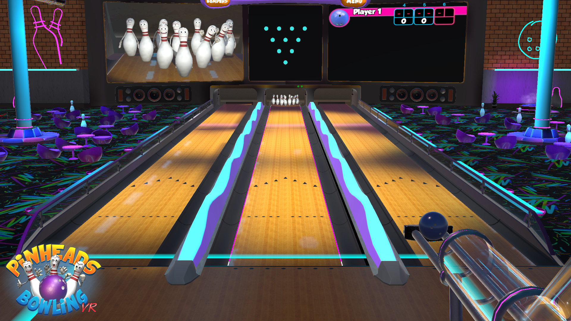 Pinheads Bowling VR screenshot 2