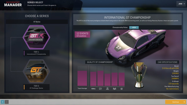 Motorsport Manager - GT Series