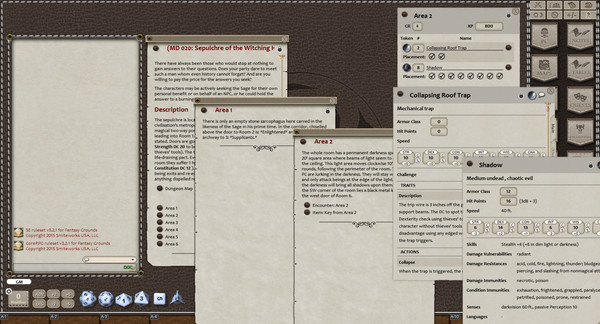 Fantasy Grounds - Mini-Dungeon #020: Sepulchre of the Witching Hour's Sage (5E)