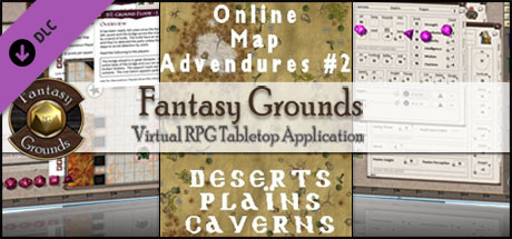 Fantasy Grounds - Map Adventures #2 - Plains, Deserts, & Caverns (Map Pack) Header Image