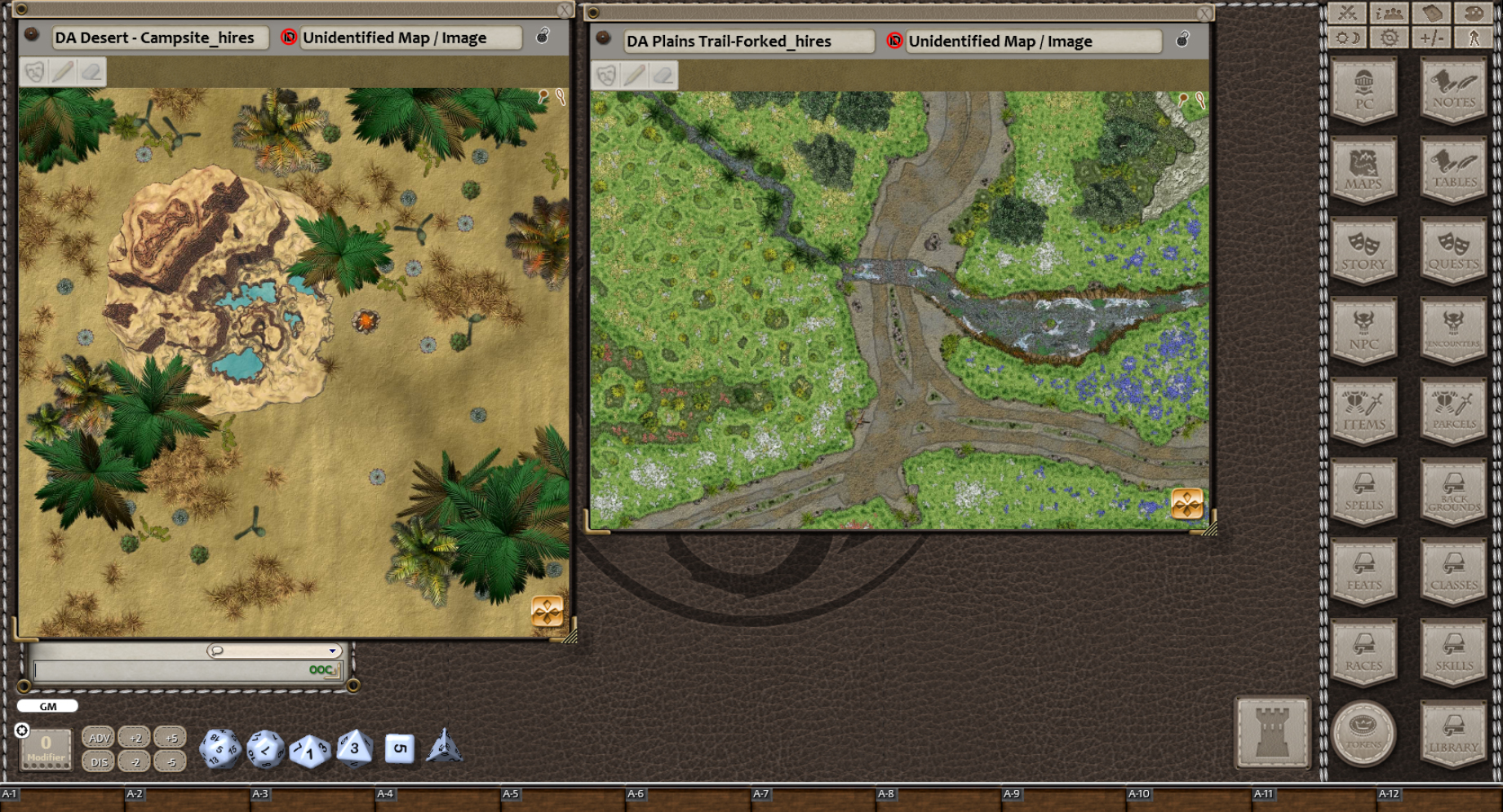 Fantasy Grounds - Map Adventures #2 - Plains, Deserts, & Caverns (Map Pack) Featured Screenshot #1