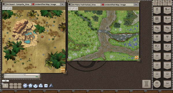 Fantasy Grounds - Map Adventures #2 - Plains, Deserts, & Caverns (Map Pack)