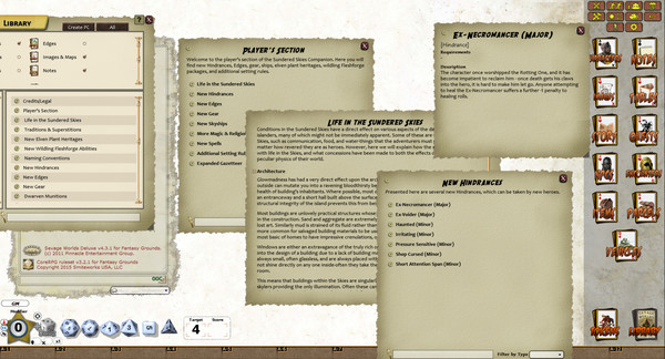 Fantasy Grounds - Sundered Skies: Companion (Savage Worlds)