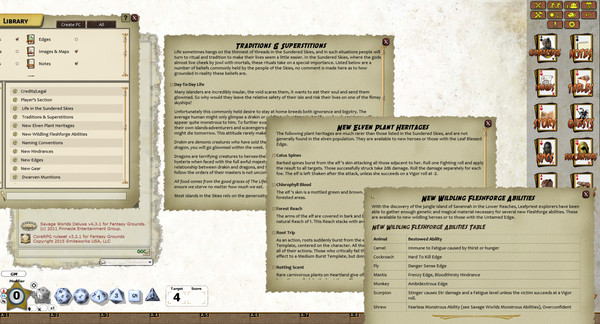 Fantasy Grounds - Sundered Skies: Companion (Savage Worlds)