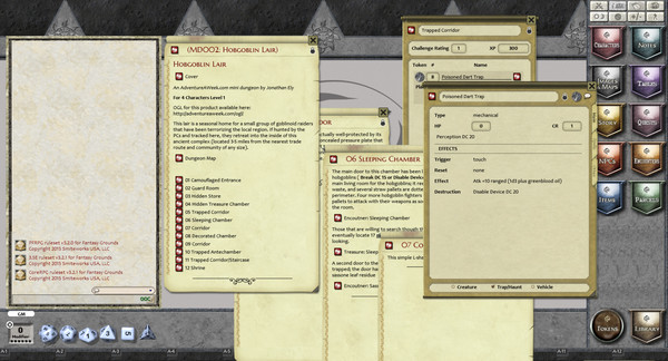 Fantasy Grounds -  Mini-Dungeon #002: Hobgoblin Lair (PFRPG)
