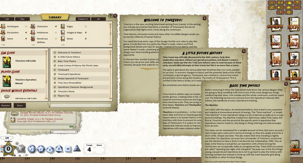 Fantasy Grounds - TimeZero: Operative's Manual (Savage Worlds)