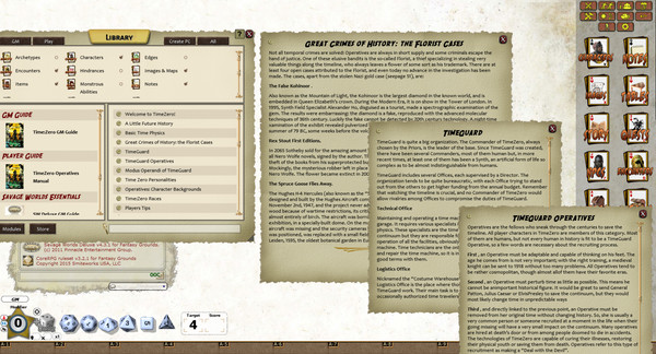 Fantasy Grounds - TimeZero: Operative's Manual (Savage Worlds)