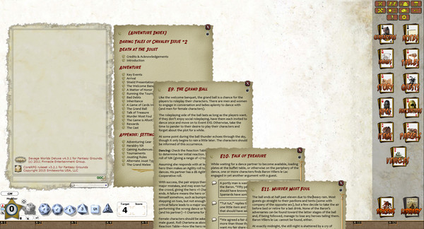 Fantasy Grounds - Daring Tales of Chivalry #02: Death at the Joust (Savage Worlds)