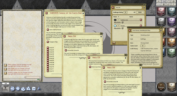 Fantasy Grounds - Mini-Dungeon #003: Shrine of the Earth Barons (PFRPG)