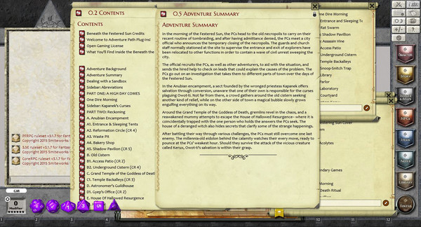 Fantasy Grounds -  Beneath the Festered Sun (PFRPG)