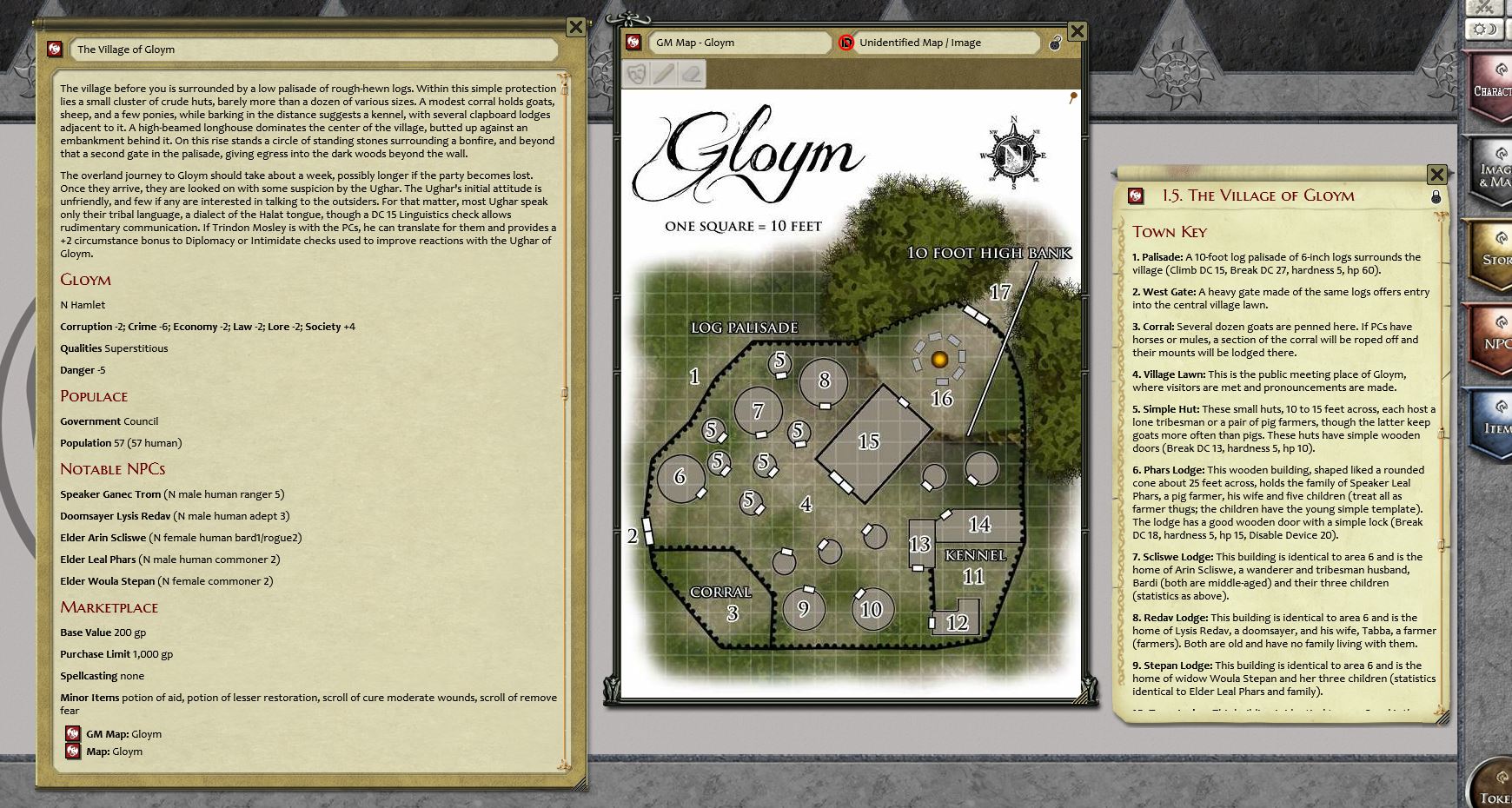 Fantasy Grounds - Cold Mountain (PFRPG) screenshot 2