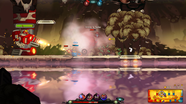 Vinnie and Spike - Awesomenauts Character