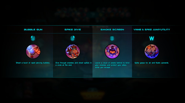 Vinnie and Spike - Awesomenauts Character